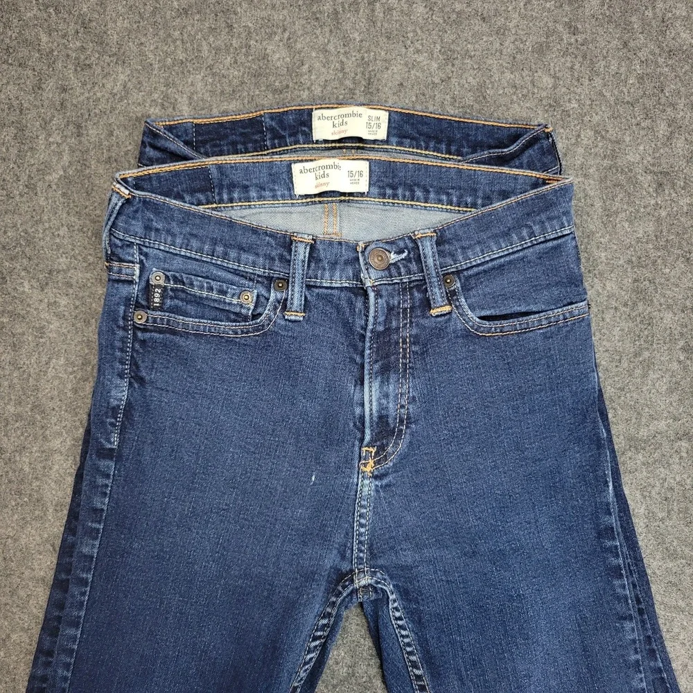 Abercrombie Jeans Kids 15/16 Denim Streetwear Slim Skinny Leg MIX LOT Bundle - Picture 2 of 16